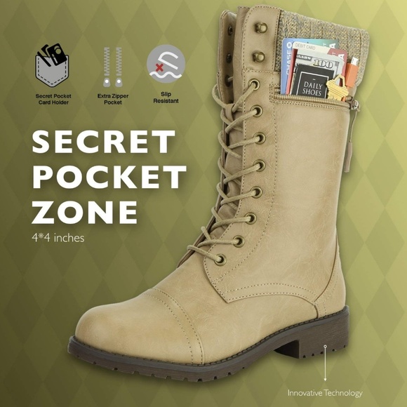 Daily Shoes Shoes - Secret pockets boots
